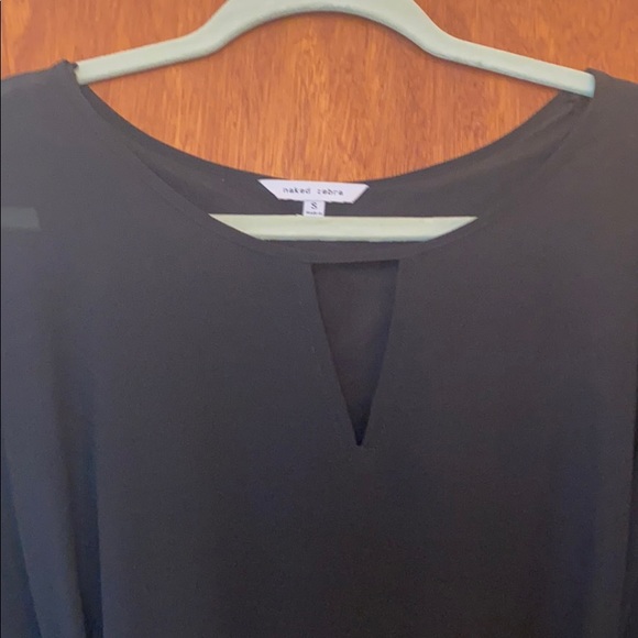 Black dress with waist tie - Picture 6 of 6